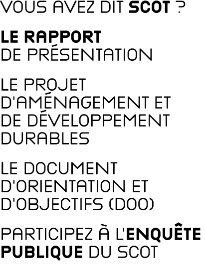 Vous avez dit SCoT ? Le rapport de pr sentation le projet d’am nagement et de d veloppement durables LE DOCUMENT D’OR...