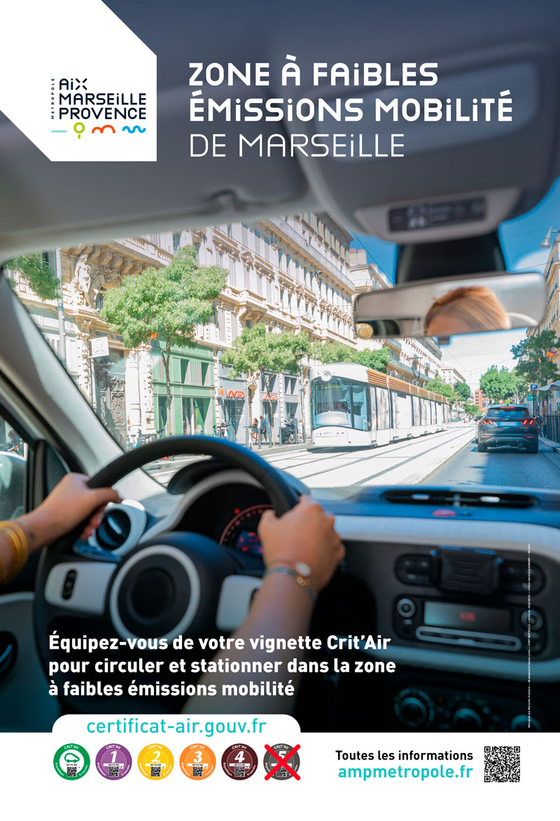 Zones à faibles émissions - mobilité - Métropole Aix-Marseille-Provence