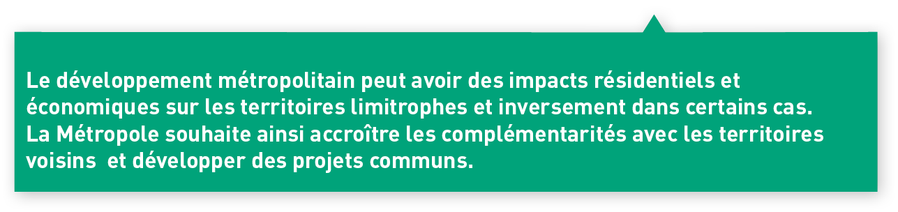  Le développement métropolitain peut avoir des impacts résidentiels et économiques sur les territoires limitrophes et   