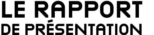 Le rapport De présentation