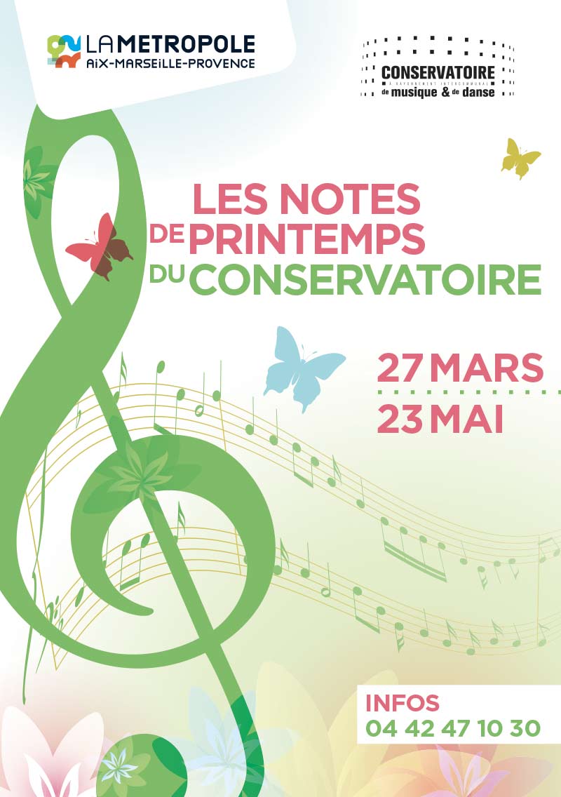 Les Notes de Printemps du Conservatoire - Métropole Aix-Marseille-Provence