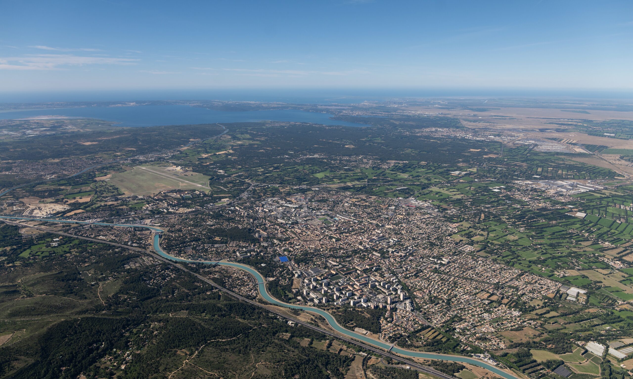 Vue oblique - Salon-de-Provence