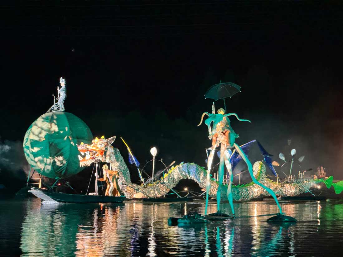 La 3e Nocturne de Capital Bleu a illuminé le lac de Peyrolles