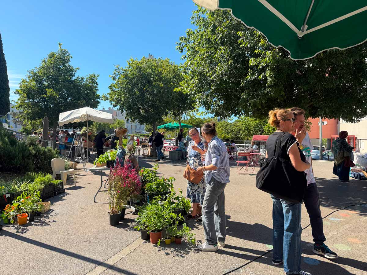 Dans le 15e arrondissement de Marseille, le marché solidaire de La Viste fête ses deux ans