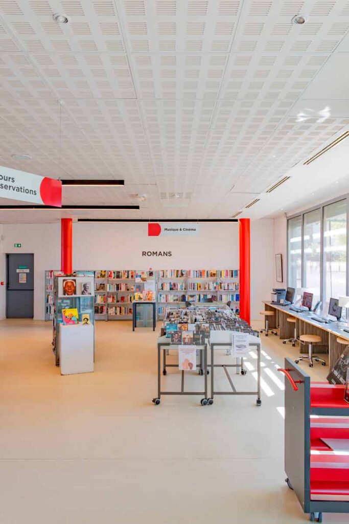 Médiathèque métropolitaine, lieu de vie et d’études supérieures étudiants et ingénieurs sur le territoire Aix-Marseille-Provence