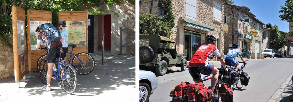 Balades et itinéraires à vélo au Grand Site Sainte Victoire, Vauvenargues, commune sud de la France, tourisme de nature, loisirs en famille, expérience touristique, métropole Aix-Marseille-Provence