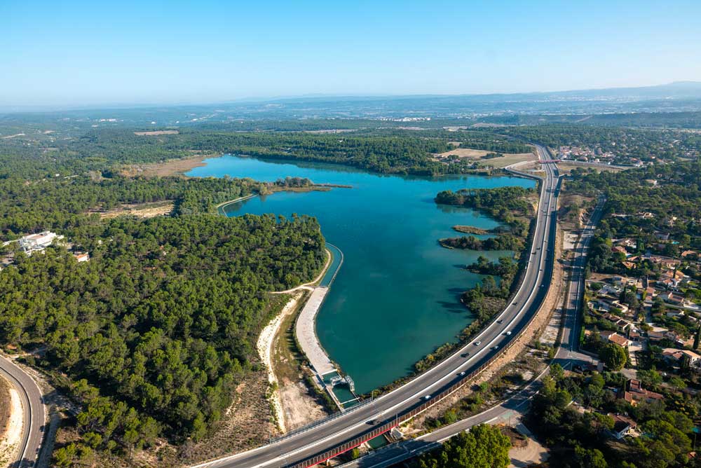 Bassin du Réaltor, Canal de Marseille, préservation du patrimoine métropole Aix-Marseille-Provence, sud de la France